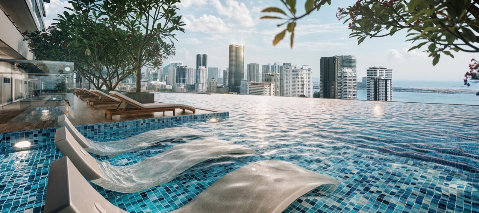 Olympic-size Sky Pool at Lumina Residence, artist's impression